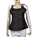 Spaghetti Strap Tank Tops for Girl in Block Print Handloom Woven Cotton Size: 32 to 44