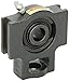 Sealmaster ST-206 Take-Up Unit, Standard Duty, Regreasable, Set Screw Locking Collar, Felt Seals, Cast Iron Housing, 30 mm Bore, 17/32" Slot Width, 3-1/2" Between Frames
