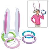Inflatable Easter Bunny Ears Rabbit hat Ring Toss party Game by FUN