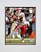 Dwayne Bowe 2007 Action in White Jersey Double Matted 8 x 10 Photograph (Unframed)