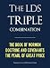 Books : LDS TRIPLE COMBINATION (Premium Kindle Edition): Book of Mormon | Doctrine and Covenants | Pearl of Great Price - CONTAINS FULL CHAPTER HEADINGS (ILLUSTRATED) (Latter Day Saints LDS)