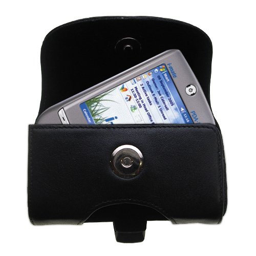 Horizontal Leather Case with Belt Clip/Loop for the i-Mate PDA-N Pocket PC