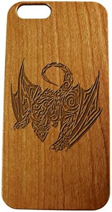 Monster Hunter Rathalos Wooden Cell Phone Case - iPhone 6 - iPhone 6 plus - iPhone 6s - iPhone 6s plus - Samsung Galaxy S6/S7