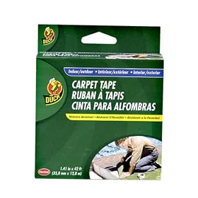 Henkel 00-07196 Duck 1.41-Inch-by-42-Feet Fiberglass Outdoor Carpet Tape