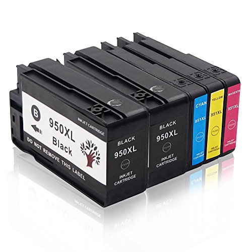 GREENSKY 5 Packs(2B 1C 1M 1Y)HP 950 951 950XL 951XL New High Yield ink cartridge BCYM For HP Printer Pro 8100 8100e 8620 8630 8600 8610 8615 8630