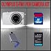 Olympus PEN E-PM1 Digital Camera (White) W/14-42mm Lens + Huge Accessories Package Including 32GB SDHC Memory Card + High Capacity PS-BLS-1 Replacement Lithium-Ion Battery + Hi-Speed SD Card Reader + Kit