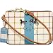 Coach Bleecker Tattersall Wristlet Wallet Bag 41912