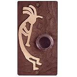 Door Chimes & Bells: Bronze Kokopelli Lighted Doorbell Surround