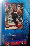 Philadelphia 76ers NBA Diecast Cadillac Escalade with Allen Iverson Upper Deck Trading Card Collectible Car