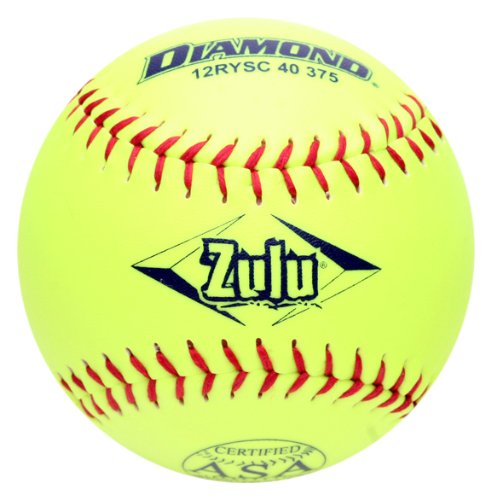 Diamond Sports 12RYSC 40 375 ASA Super Synthetic Optic Softball, Dozen
