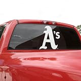 Oakland Athletics 18'' x 18'' White Logo Decal