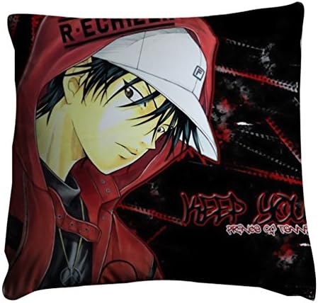 Cartoon Style Anime the Prince of Tennis Pillow Case Decor Cushion Covers Square 18*18 Inch (the Prince of Tennis  2)