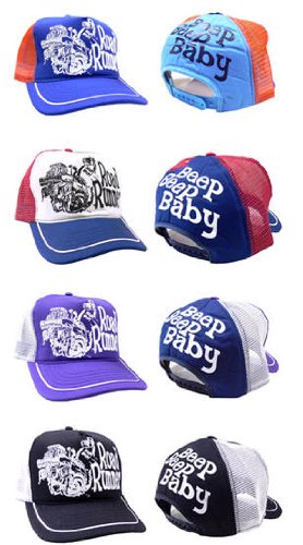 MADEINUSAロードランナーメッシュキャップ「BEEPBEEP」