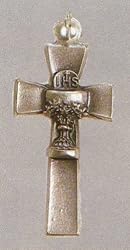 Small Crucifix - First Communion - Pendant - 1in. Height - IMPORTED FROM ITALY