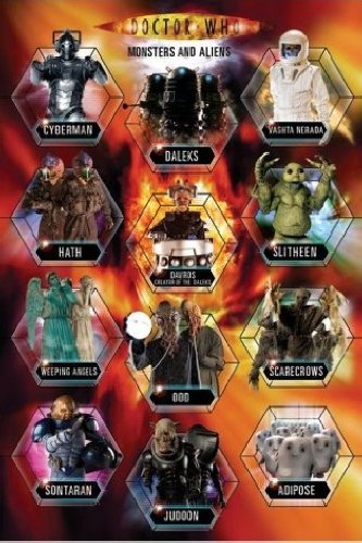 1art1 44809 Doctor Who - Monsters And Aliens Poster 91 x 61 cm Preisvergleich