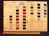 1985 85 TOYOTA IMPORT Camry, Celica, Corolla, Cressida, Supra, Tercel, Truck, Vanwagon, & Landcruiser Paint Colors Chip Page