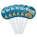 My Favorite Color is Cheeseburger Cupcake Picks Toppers Decoration Set of 6