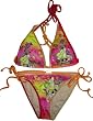 Women's Ed Hardy Swimwear Bathing Suit 2 Pc. Bikini Multi Colored