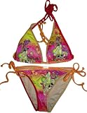 Women's Ed Hardy Swimwear Bathing Suit 2 Pc. Bikini Multi Colored