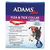 Adams Plus Flea and Tick Collar for Small Dogs, 5 Month