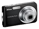 Nikon Coolpix S210 Digital Camera - Urban Black (8.0MP, 3x Optical Zoom) 2.5" LCD