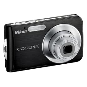 Nikon Coolpix S210 Digital Camera - Urban Black (8.0MP, 3x Optical Zoom) 2.5" LCD