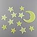 Velishy(TM) Moon Star Noctilucent Wall Sticker Kid Decal