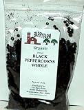 Peppercorns, Black, Whole, 2 oz.