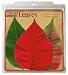 EuroQuest Imports Poinsettias Deco Parchment Leaves, Package of 20