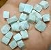 Two Sky Blue White Larimar Pectolite Gemstones Cabbing Raw Uncut Rough Chunk Volcano Pretty Gorgeous Lapidary Gemstones Cabs Rough Larimars