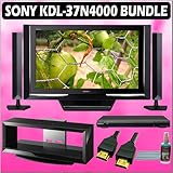 Sony Bravia N-Series KDL-37N4000 37in. 720P Widescreen LCD HDTV Black + Sony DVD Player w/ TV Stand 