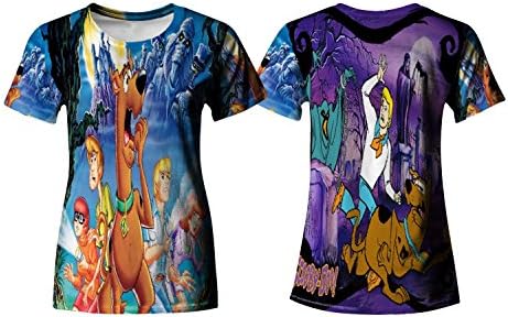 Scooby doo and shaggy Fans Custom T-Shirt Men / Women All Over Print Sublimation (Woman, Small)