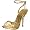 Jessica Bennett Women's Gemma Sandal,Gold,8 M