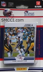 2012 Score New England Patriots Factory Sealed 12 Card Team Set Including Wes Welker, Tom Brady, Rob Gronkowski, Jerod Mayo, Deion Branch, Aaron Hernandez, Stevan Ridley, Jabar Gaffney, Brandon Lloyd, Joseph Addai, Chandler Jones' Rookie Card and Dont'a Hightower's Rookie Card.