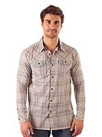 Lois Camisa Hombre Galicians Conquest (Gris)