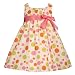 Bonnie Jean Toddler Girls 2T-4T PINK ORANGE GEEN MULTI DOTS BABYDOLL CLIP DOT Special Occasion Wedding Flower Girl Party Dress
