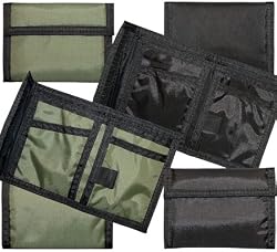 Rothco Nylon Commando Wallets - in your choice of Black or Olive Drab
