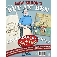 Maw Broon's But an' Ben Cookbook and Apron Gift Pack