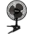 Holmes Convertible Desk & Clip Fan, Black HCF0611A-BM