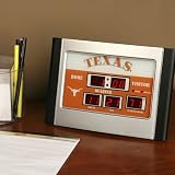 Texas Longhorns Scoreboard Desk Clock