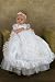 Lucy heirloom lace christening gown.
