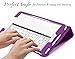 FYY Case for Galaxy Tab E 8.0 - Premium PU Leather Case Stand Cover with Card Slots, Note Holder, Elastic Strap for Samsung Galaxy Tab E 8.0 4G LTE SM-T377 Tablet Purple