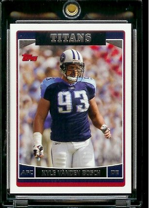 2006 Topps # 121 Kyle Vanden Bosch - Tennessee Titans - NFL Football Cards