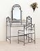 Nickel Bronze Finish Vanity Set