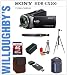 Sony HDR-CX200 High Definition Handycam Camcorder + Extra Spare Battery + LEXSpeed 32GB SDHC Memory Card + Sunpak Heavy Duty Mon-Tripod + Targus Bijou Grande Stylish Camera Case + Deluxe Camera Bag plus Bonus Sunpak Solar Flashlight & Charger & Much More! Willoughby's Est. 1898 Bundle