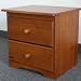 Nightstand with 2 Drawers in Expresso