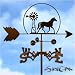 Outdoor Living : HORSE WINDMILL Weathervane