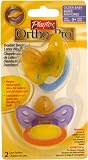 Playtex Ortho-Pro Older Baby Pacifiers - Yellow / Purple