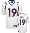Reebok Denver Broncos Eddie Royal Replica White Jersey