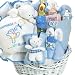 Happiness is a New Baby Boy Gift Basket for Newborns